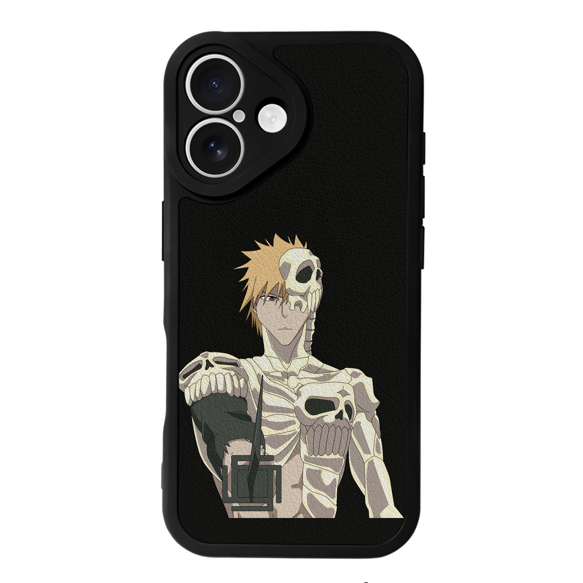 ブリーチ 黒崎一護（くろさき いちご）BLEACH Kurosaki Ichigo 【iPhone 16シリーズ対応】シリコンスマホケース（レザー調） 材質：シリコン